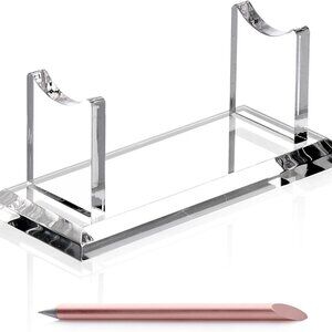 Acrylic Pen Holder Display Stand Makeup Brush Rack Paintbrush Drying Rack for Ho